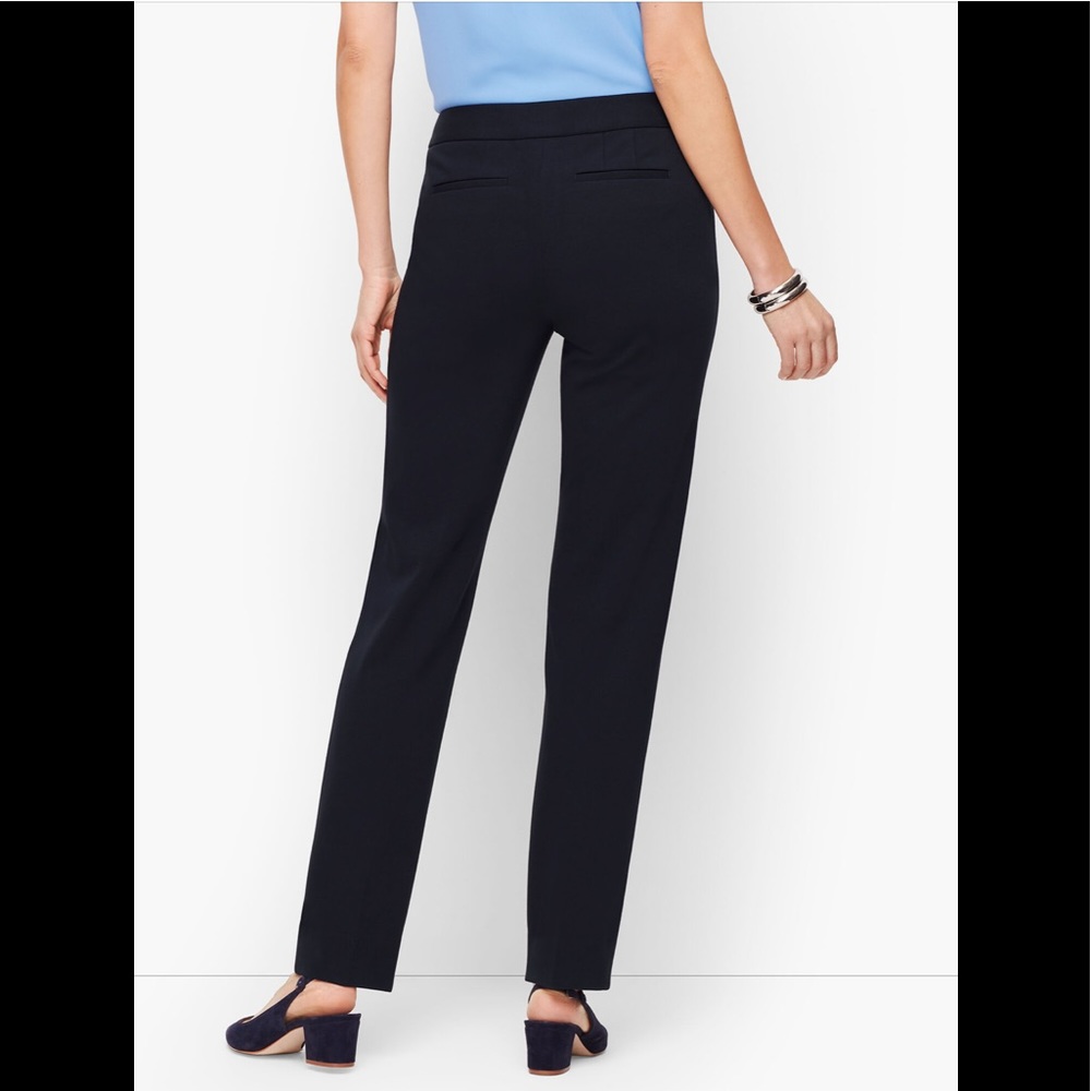 NWT Talbots Heritage Wool Black Trousers w/Stretch